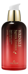 

Разглаживающая эмульсия с экстрактом женьшеня Wrinkle Supreme Emulsion 130мл