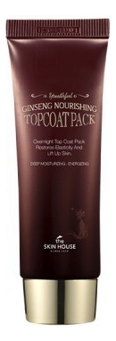 

Питательная ночная маска для лица с экстрактом женьшеня Ginseng Nourishing Top Coat Pack 80мл