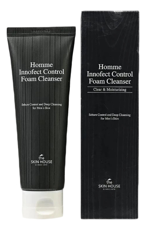 The Skin House Очищающая пенка для лица Homme Innofect Control Foam Cleanser 120мл