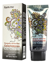 Farm Stay Многофункциональный CC крем для лица с ферментом галактомисис Formula All-In-One Galactomyces Cream SPF50+ PA+++ 50мл