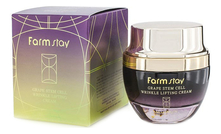 Farm Stay Осветляющий лифтинг крем для лица с фито-стволовыми клетками винограда Grape Stem Cell Wrinkle Lifting Cream 50мл