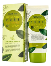 Farm Stay Разглаживающий BB крем для лица с экстрактом зеленого чая Green Tea Seed Pure Anti-Wrinkle BB Cream 40г