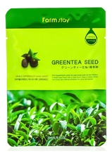 Farm Stay Тканевая маска для лица с экстрактом семян зеленого чая Visible Difference Mask Sheet Greentea Seed 23мл
