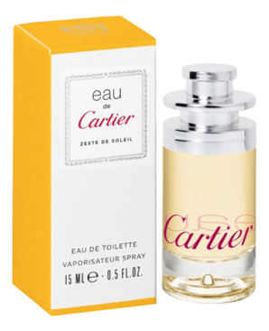 

Eau de Cartier Zeste de Soleil: туалетная вода 15мл, Eau De Cartier Zeste De Soleil