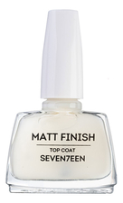 Seventeen Верхнее закрепляющее покрытие с матовым эффектом Matt Finish Top Coat 12мл
