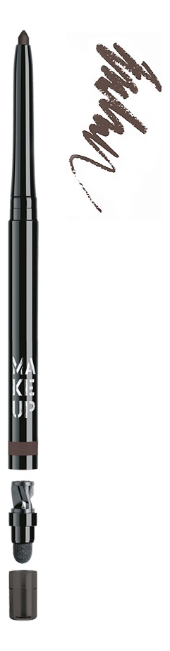 Купить Автоматический контурный карандаш для глаз Automatic Eyeliner 0, 31г: 03 Anthracite, MAKE UP FACTORY
