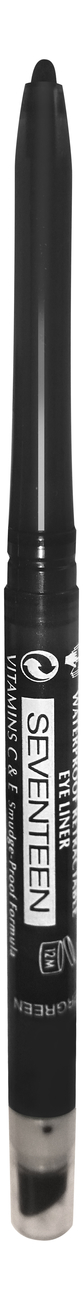 

Карандаш для век автоматический Twist Mechanical Eyeliner With Smudger (точилка + спонж) 0,28г: 02 Black, Карандаш для век автоматический Twist Mechanical Eyeliner With Smudger (точилка + спонж) 0,28г