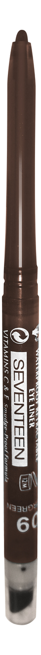 

Карандаш для век автоматический Twist Mechanical Eyeliner with Smudger (точилка + спонж) 1г: 03 Dark Brown, Карандаш для век автоматический Twist Mechanical Eyeliner With Smudger (точилка + спонж) 1г