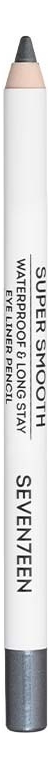 

Карандаш для век с витамином Е водостойкий Supersmooth Waterproof Eyeliner 1,2г: 11 Steel, Карандаш для век с витамином Е водостойкий Supersmooth Waterproof Eyeliner 1,2г