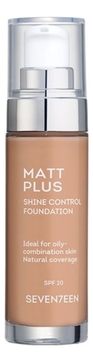 Тональный крем длительного действия Matt Plus Shine Control Foundation SPF20 30мл