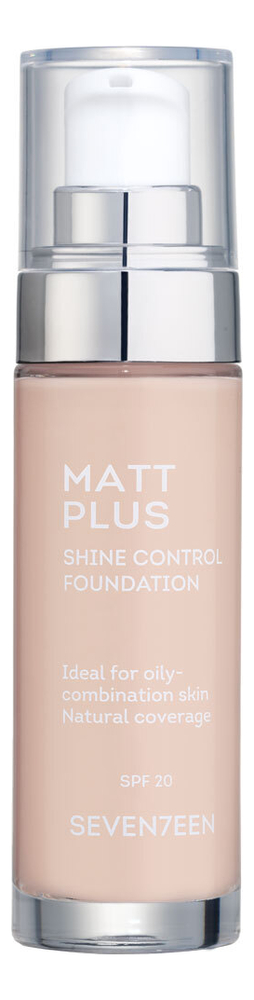 

Тональный крем длительного действия Matt Plus Shine Control Foundation SPF20 30мл: No 00, Тональный крем длительного действия Matt Plus Shine Control Foundation SPF20 30мл