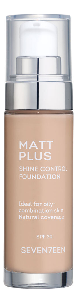 

Тональный крем длительного действия Matt Plus Shine Control Foundation SPF20 30мл: No 03, Тональный крем длительного действия Matt Plus Shine Control Foundation SPF20 30мл