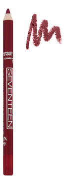 Купить Карандаш для губ с витамином Е Supersmooth Waterproof Lipliner (водостойкий) 1, 2г: 08 Cranberry, Seventeen