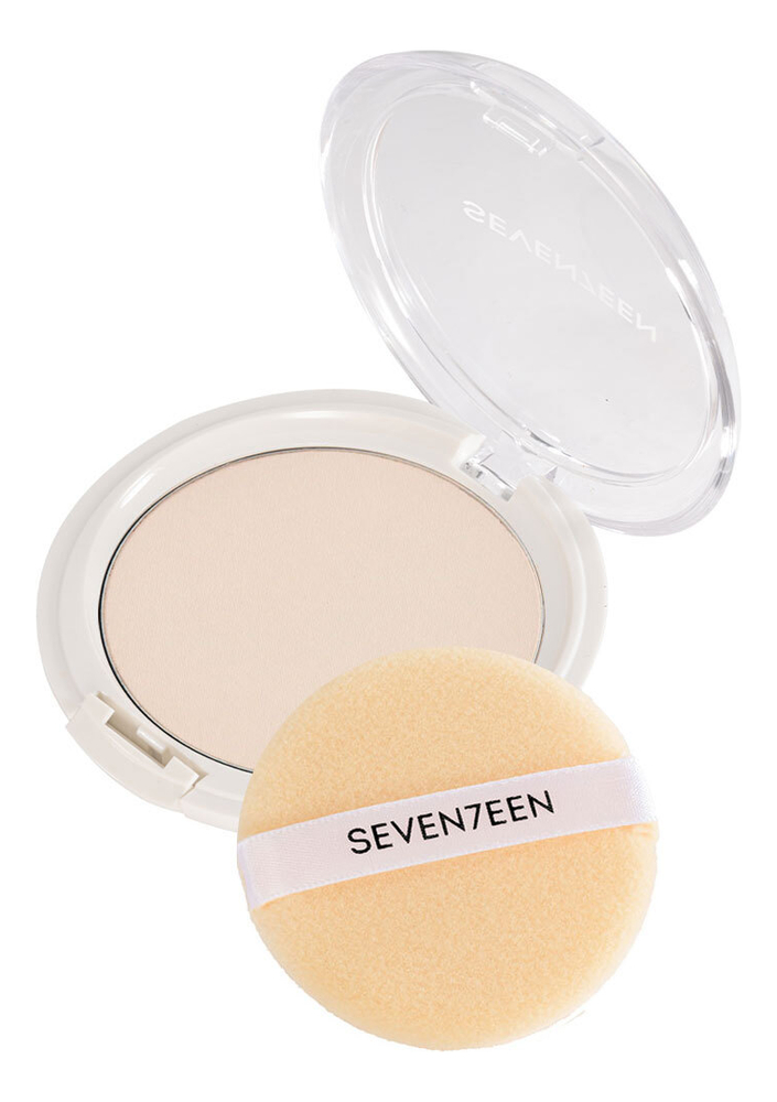 Компактная пудра для лица Natural Silky Transparent Compact Powder SPF15 10г: 1 Ivory