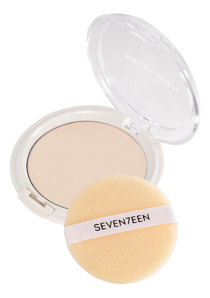 Компактная пудра для лица Natural Silky Transparent Compact Powder SPF15 10г: 3 Medium Beige компактная пудра для лица natural silky transparent compact powder spf15 10г 5 honey