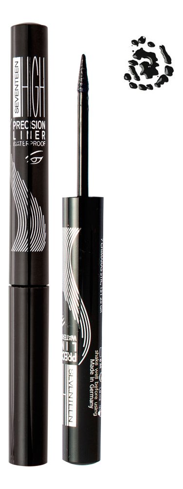 

Подводка для глаз High Precision Waterproof Liquid Eye Liner 1,8мл: 01 Carbon Black, Подводка для глаз High Precision Waterproof Liquid Eye Liner 1,8мл
