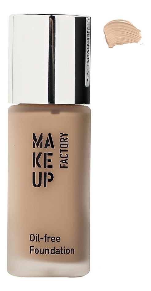 Матовый тональный крем Oil-free Foundation 20мл: 21 Natural make up factory тональный крем oil free foundation 20 мл оттенок 21 natural 1 шт