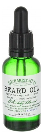 

Масло для бороды с экстрактом жожоба и витамином Е Beard Oil Windsor 30мл