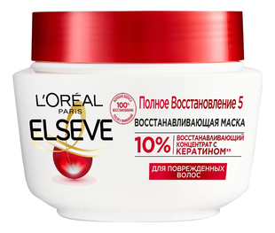 Маска для волос Полное Восстановление 5 аминокислоты и керамид ELSEVE 300мл