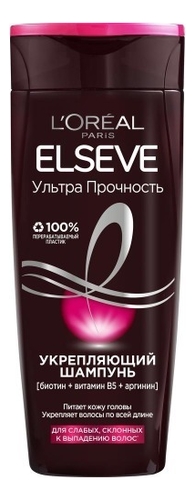 

Укрепляющий шампунь для волос Ультра прочность ELSEVE: Шампунь 400мл, Укрепляющий шампунь для волос Ультра прочность ELSEVE