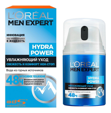 L'oreal Увлажняющий уход для лица Свежесть и Комфорт Нон-Стоп Men Expert Hydra Power 50мл