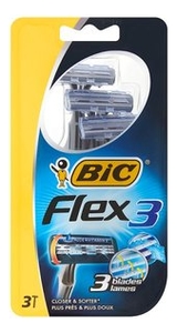 

Бритвенный станок с 3 лезвиями Flex 3 3шт
