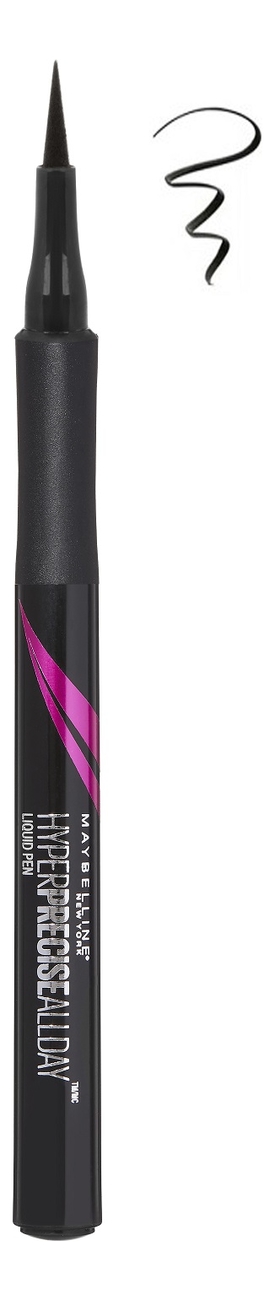 Стойкая подводка-фломастер Hyper Precise All Day Liquid Pen 1мл: Black