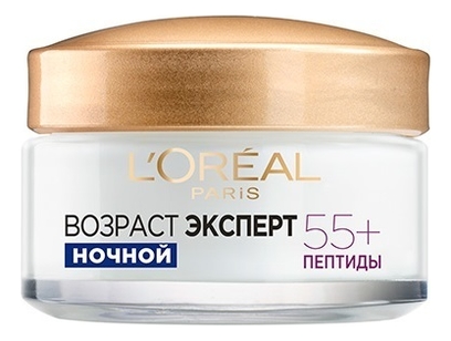

Ночной восстанавливающий крем Возраст Эксперт 55+ 50мл