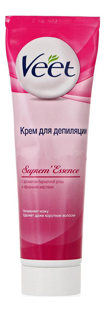 Крем для депиляции с ароматом Бархатной Розы и Эфирными маслами 90мл