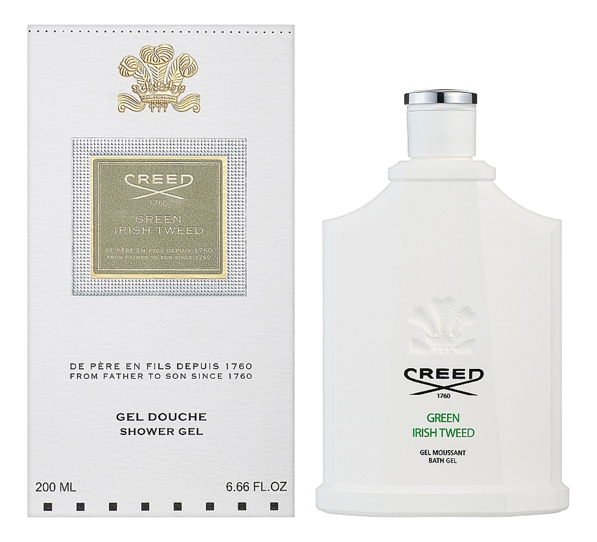 Creed Green Irish Tweed: гель для душа 200мл hot selling parfum men cologne black creed irish tweed green creed 120ml with high guality