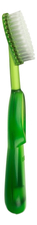 Radius Классическая зубная щетка Toothbrush Original (для левшей, мягкая, зеленая)