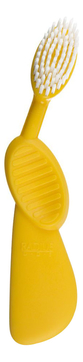 Зубная щетка для правшей с резиновой ручкой Toothbrush Flex Brush Yellow SRB-135