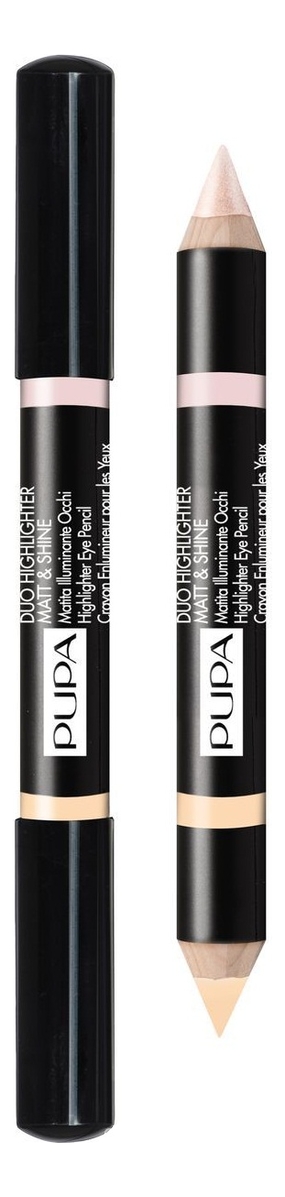 

Хайлайтер Duo Highlighter Matt & Shine 4,2г: 002 Розовый, Хайлайтер Duo Highlighter Matt & Shine 4,2г
