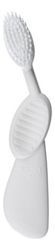

Зубная щетка с резиновой ручкой Toothbrush Scuba (белая с белой щетиной, мягкая, для правшей)