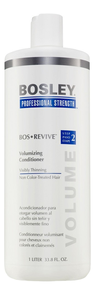 Кондиционер для объема истонченных неокрашенных волос Bos Revive Volumizing Сonditioner Visibly Thinning Non Color-Treated Hair: Кондиционер 1000мл