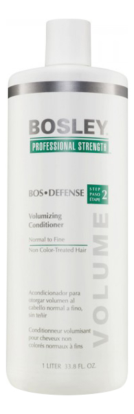 Кондиционер для объема нормальных и тонких неокрашенных волос Bos Defense Volumizing Сonditioner Normal To Fine Non Color-Treated Hair: Кондиционер 1000мл