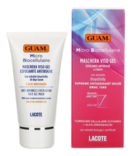 GUAM Маска-скраб для лица пленочная Micro Biocellulaire Maschera Viso Gel Esfoliante Antirughe 75мл