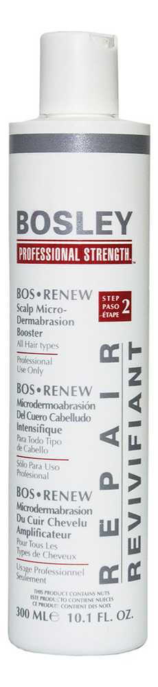 

Микродермабразия усилитель для кожи головы Bos Renew Scalp Micro-Dermabrasion Booster All Hair Types Step Pasoetape 2 300мл