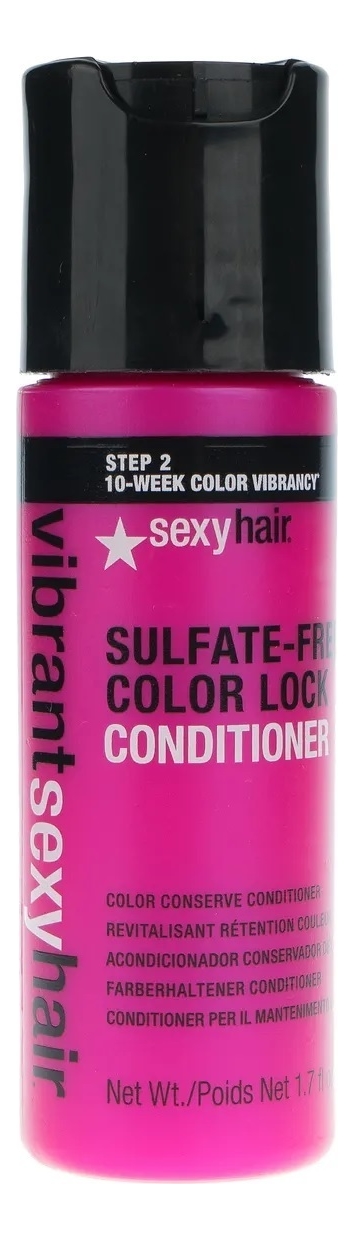 

Кондиционер для сохранения цвета Vibrant Sulfate-Free Color Lock Conditioner: Кондиционер 50мл, Кондиционер для сохранения цвета Vibrant Sulfate-Free Color Lock Conditioner