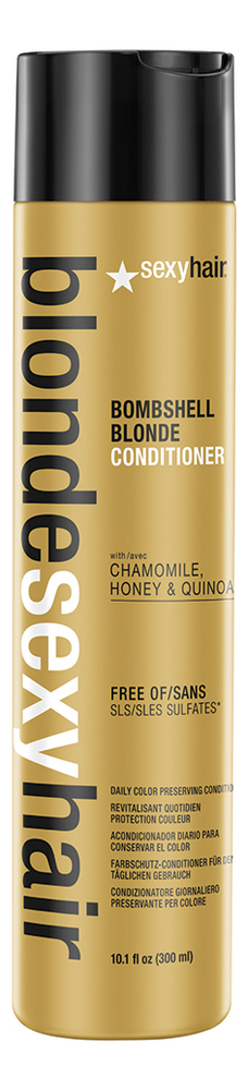 

Кондиционер для сохранения цвета Блонд без сульфатов Blonde Sulfate-Free Bombshell Blonde Conditioner: Кондиционер 300мл, Кондиционер для сохранения цвета Блонд без сульфатов Blonde Sulfate-Free Bombshell Blonde Conditioner
