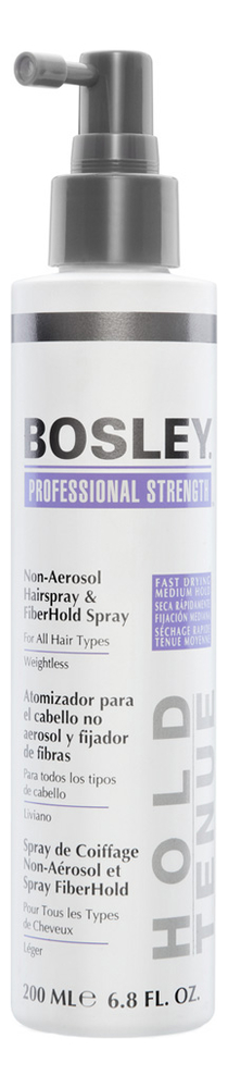 

Спрей для фиксации кератиновых волокон Non-Aerosol Hairspray & Fiberhold Spray For All Hair Types Weightless 200мл