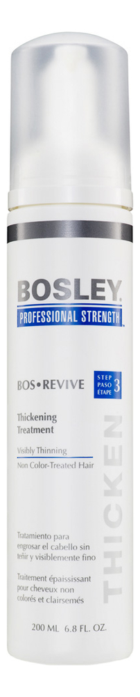 

Уход увеличивающий густоту истонченных неокрашенных волос Bos Revive Thickening Treatment Visibly Thinning Non Color-Treated Hair 200мл