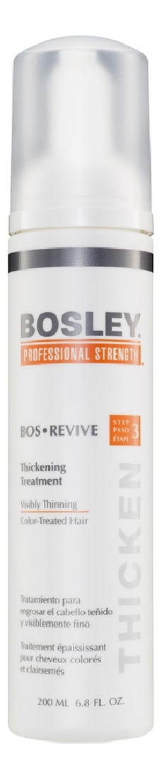 

Уход увеличивающий густоту истонченных окрашенных волос Bos Revive Thickening Treatment Visibly Thinning Color-Treated Hair 200мл