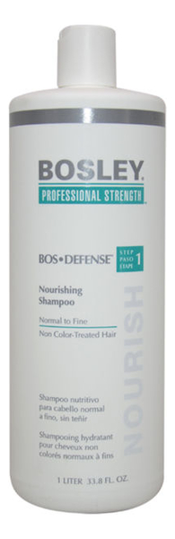 Шампунь для нормальных и тонких неокрашенных волос Bos Defense Nourishing Shampoo Normal To Fine Non Color-Treated Hair: Шампунь 1000мл