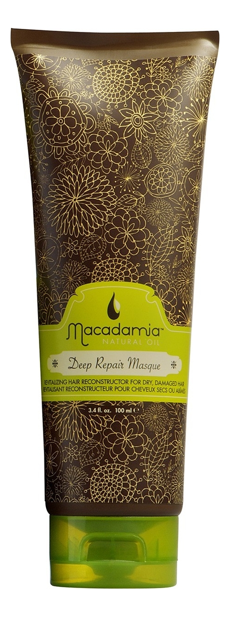 

Маска для волос с маслом арганы и макадамии восстанавливающая Deep Repair Masque: Маска 100мл, Маска для волос с маслом арганы и макадамии восстанавливающая Deep Repair Masque