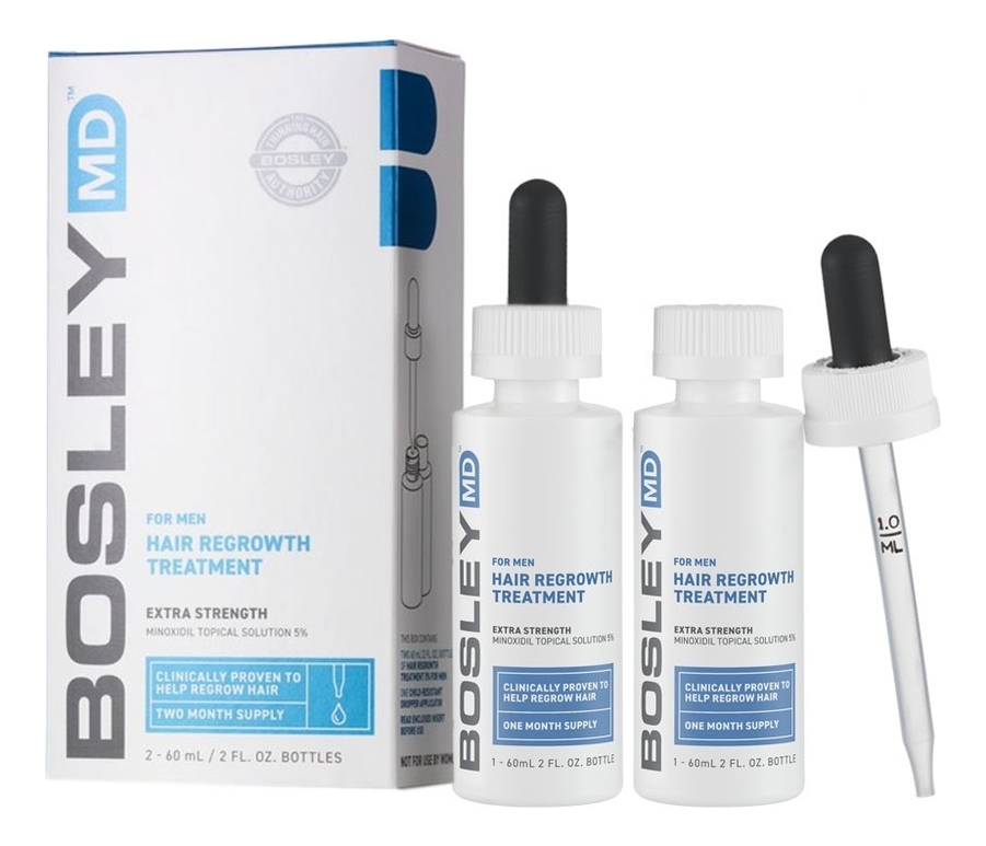 

Усилитель роста волос для мужчин Hair Regrowth Treatment Extra Strength For Men 2*60мл