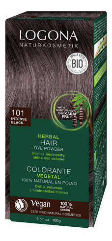

Растительная краска для волос Herbal Hair Colour 101 Intense Black 100мл