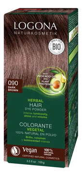 Растительная краска для волос Herbal Hair Colour 090 Brown Umber 100мл