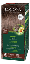 Logona Растительная краска для волос Herbal Hair Colour 080 Natural Brown 100мл