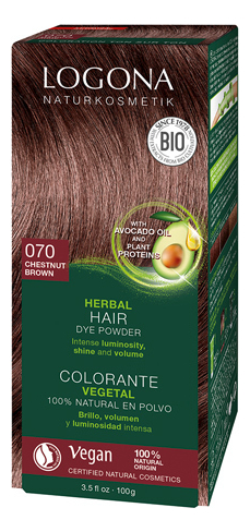 

Растительная краска для волос Herbal Hair Colour 070 Chestnut Brown 100мл